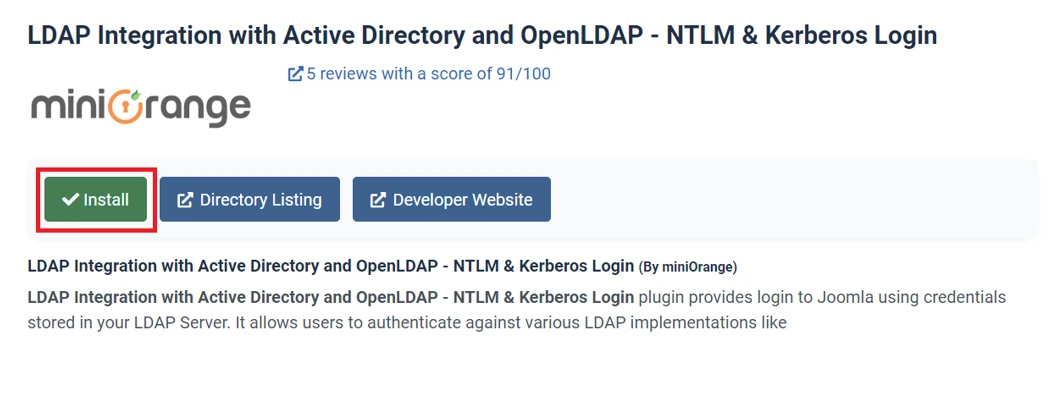 LDAP connection information to connect to the LDAP Server/Active Directory 