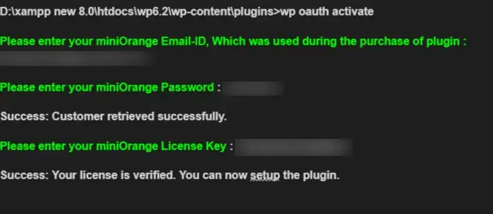 command-wp-oauth-active
