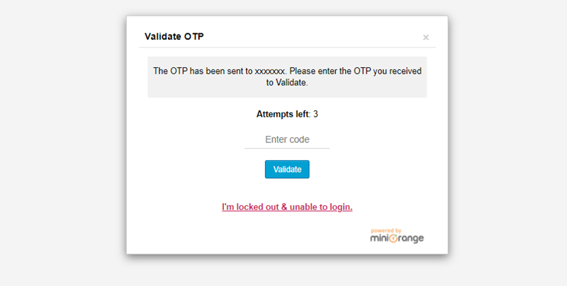 OTP verification on wordpress login