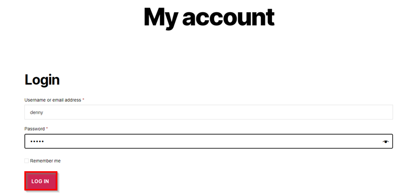 WordPRess dashboar after_email verification