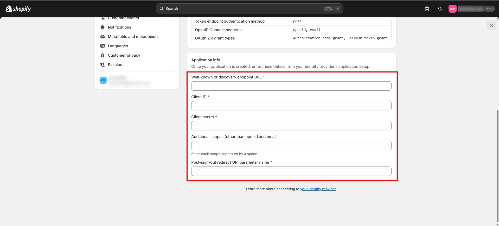Shopify B2B Enter Endpoints