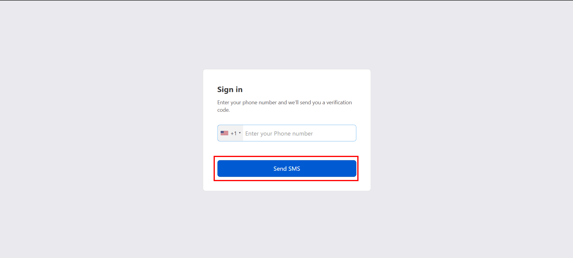 Shopify B2B Verify Phone OTP Login