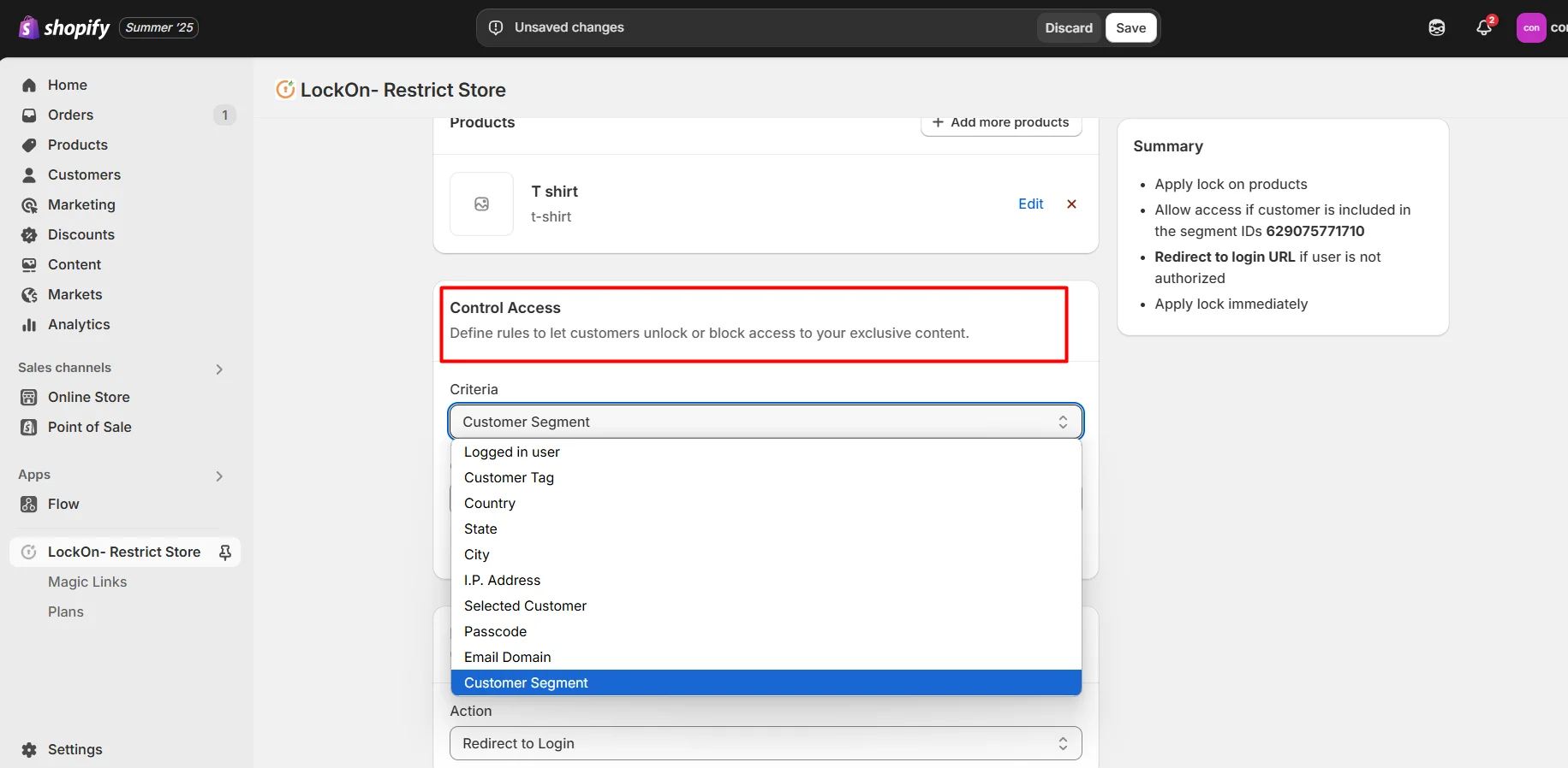 select lock criteria
