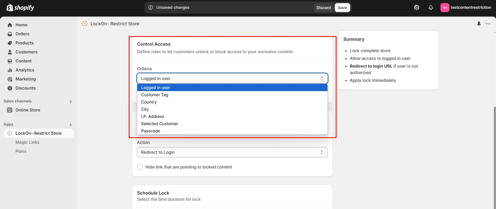 select lock criteria