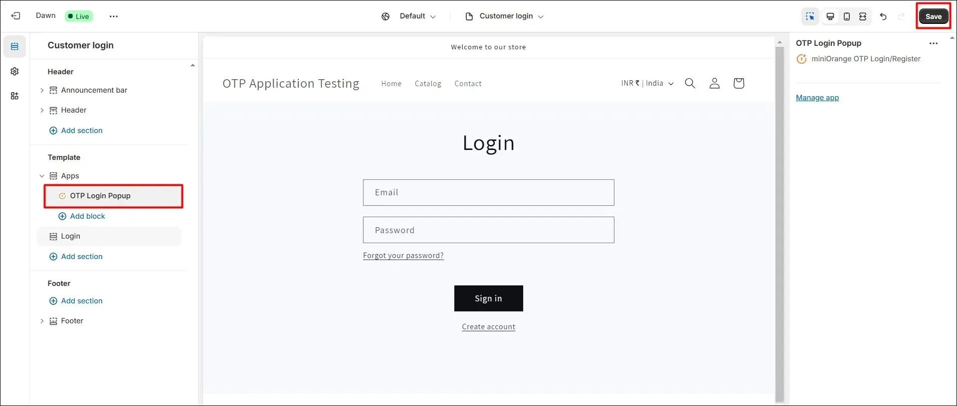 Enable Widget page within the theme customization section