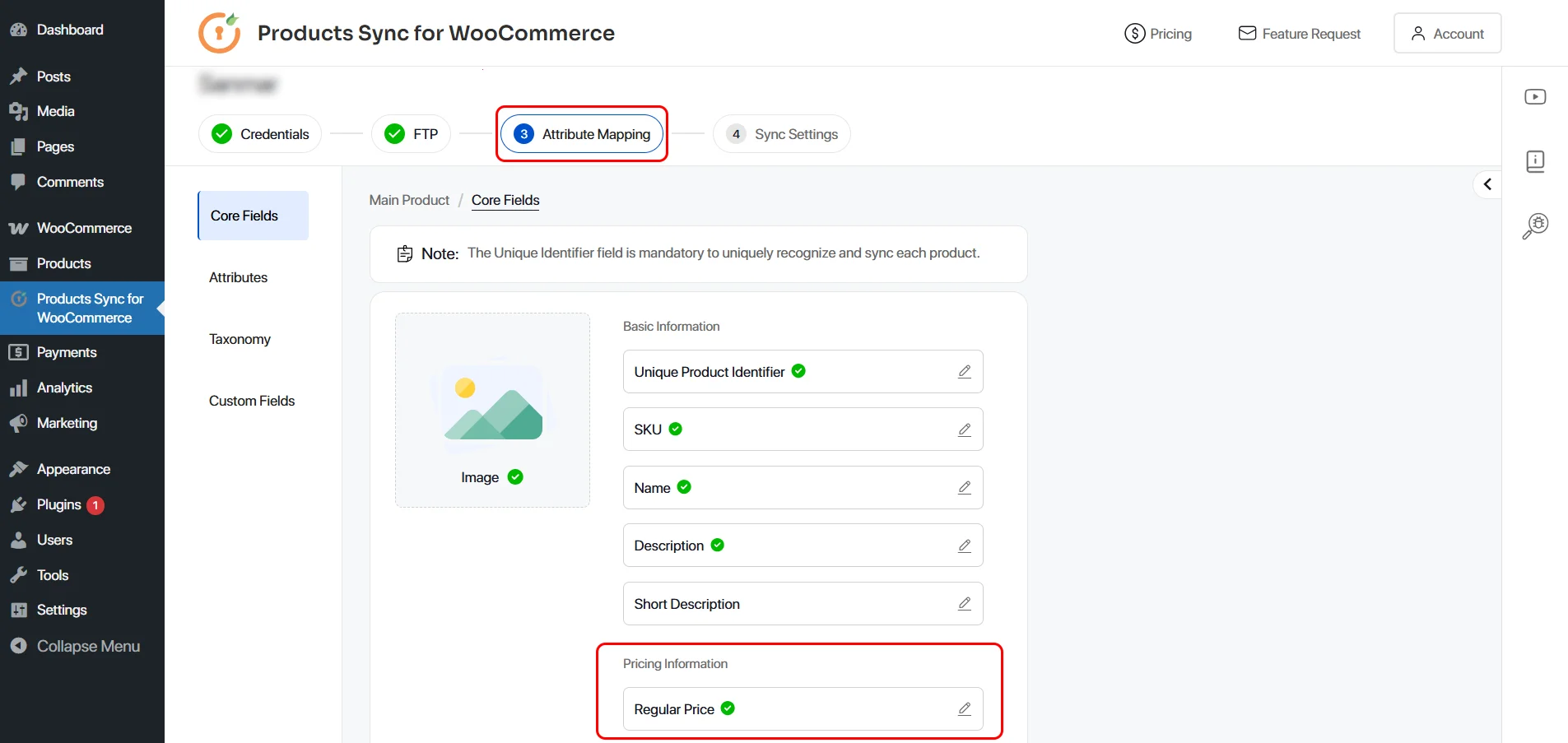 woocommerce sync price mapping